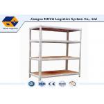 Light Duty Warehouse Rivet Boltless Shelving Power Coated  Rust Proofing for sale