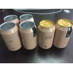 China Custom Shrinking Sleeves Aluminum Cans With Lids 12oz 16oz For Small Quantity manufacturer