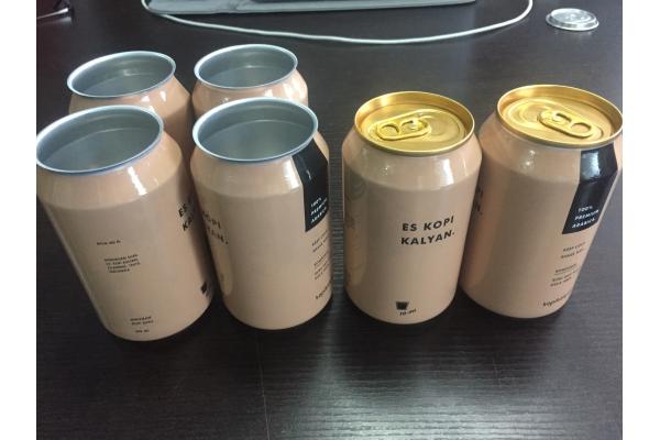 Custom Shrinking Sleeves Aluminum Cans With Lids 12oz 16oz For Small Quantity