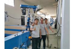 China Touch Screen Wire And Cable Machinery / Automatic Coiling And Packing Machine supplier