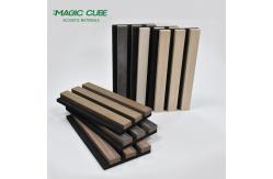 China 2024 Customized Akupanel easy-to-install  240*60 Nature MDF PET akupanel panel supplier