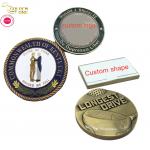 Zinc Alloy Personalized Engraved Coins ,  Brass Silver Gold Plated Custom Logo Coins for sale