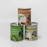 Airtight Paper Tube Cans Packaging With Easy Open Lid Tamper Proof for sale