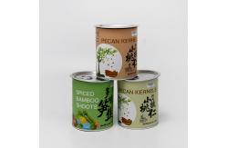 China Airtight Paper Tube Cans Packaging With Easy Open Lid Tamper Proof supplier