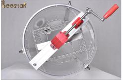 China 2 Frames Stainless Steel Transparent Manual Honey Extractor Beekeeping Equipment supplier