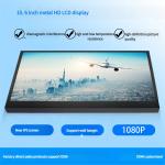 15.6-inch HDMI LCD Portable Monitor HD Resolution 1920*1080 dots for Industrial Control Security Surveillance for sale