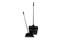 China Cleanroom Industrial Antistatic Plastic Brush Broom Foldable Dustpan ESD Broom Dustpan Set supplier