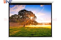 China Matte White Manual Projection Projector Screen 100 Inch for Office / Home supplier