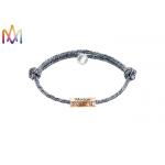 Bells Pendants Braided Lettering Mens Magnetic Bracelets for sale
