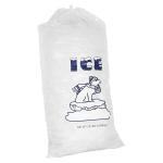 Disposable 12X 22 inch 1.6mil Plastic Ice Bags Gravnre Printing for sale