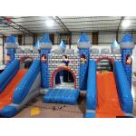 Factory Inflatable Playground Inflatable Snow White Castle With Double Slides for sale