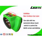 Small Size Cordless Hard Hat Headlamp IP68 25000lux High Brightness GLC-6S for sale