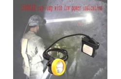 China KL5LM led mining safety helmet lamp 6.5Ah rechargeable battery low power indication supplier