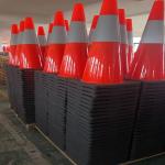 PVC Road Traffic Cone High Visible Reflective Road Work Cones for sale