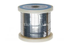 China Customized Size Nicr Alloy Bright Flat Ribbon / Flat Wire Ni80Cr20 Material supplier