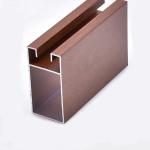Customized Cabinet Door Aluminum Alloy Frame Profile Anodizing Powder Coating Surface for sale
