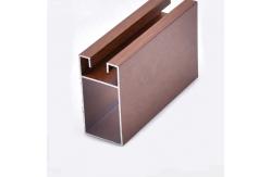China Customized Cabinet Door Aluminum Alloy Frame Profile Anodizing Powder Coating Surface supplier