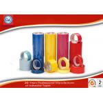 Paper Core Colorful BOPP Packaging Tape , Colored Sealing Adhesive Tape for sale