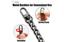 China Hardware Accessories Replacement Bag Metal Chain With Buckle supplier