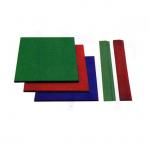 Gym Interlocking Rubber Tiles Green Gym Rubber Sports Rubber Mat for sale