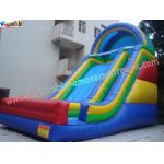 0.55mm PVC Commercial Inflatable High Slides For Outdoor And Backyard Use 9x 5 x 8M for sale