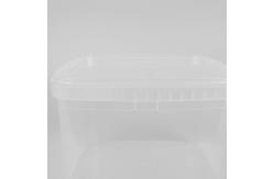 China 20cm Clear Plastic Ice Buckets supplier