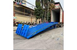 China Steel Loading Unloading Dock 10T-20T Mobile Ramp For Forklift supplier