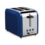 Customized Logo Wide Slot Brushed Stainless Steel Toaster 2 Slice OEM ODM for sale