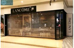 China Polycarbonate 3.0mm 9mm Bar Clear Plastic Roller Shutter Doors supplier