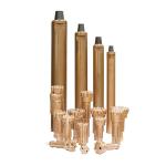 Spray-Paint Alloy Steel Rock Hardness Ql40 DTH Hammer and Bit for RH510 Down the Hole Hammer for sale