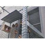 20mm*20mm Hole Diamond Stainless Steel Wire Rope Mesh Net For Bird Breeding Cage for sale