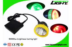 China Strong Brightness LED Mining Light Headlamp3 Watt Rechargeable Lithium Ion Battery supplier