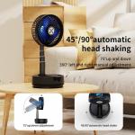 9 Speed Levels LED Adjustable Table Fan Type-C USB Emergency Power Supply Socool Fan 20000mAh with Rechargeable Battery for sale