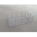 40x25cm Sterilization Baskets Stainless Steel Surgical Instruments Disinfection for sale