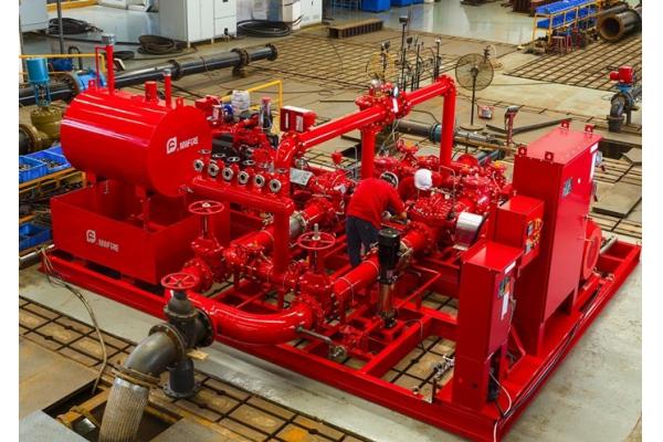 400GPM 100PSI Head Skid Mounted End Suction Fire Pump