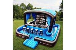 China Commercial PVC Inflatable Floating Pool Bar Party Pub Bar For Rental Event supplier