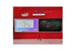 China Interactive Whiteboard With Infrared Touch Technology IR 10 Touch Point Educational Equipment Whiteboard supplier