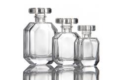 China 30ml 50ml 100ml  Frosted Clear Glass Perfume Bottle with Cap supplier