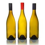 Wholesale Logo Clear Empty 750ml Glass Wine Bottles With Top Lid And Cover for sale