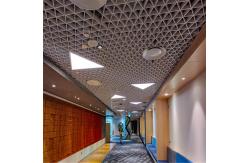 China 100*100*100mm Triangular Open Cell Ceiling 0.5mm Thickness  Aluminum Ceiling Grid supplier