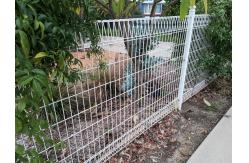 China Pvc Coated 3d Bending Curved Garden Welded Wire Mesh Panel Fence Galvanized Steel supplier