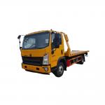 Sinotruk HOWO 6 Ton  FlatBed Towing Truck Road Rescue Recovery Truck Rollback Tow Truck Wrecker for sale