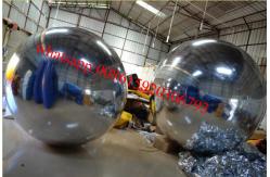China Customized Inflatable Disco Mirror Ball Advertising with fireproof supplier