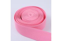 China Customizable 3.5cm Polyester Herringbone Elastic Webbing For Garment Production supplier