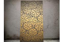 China PVDF Finished 2mm Thickness Aluminum Laser Cut Screens Wall Art Mesh Grille supplier
