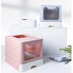 Lined Cat Litter Box Luxury  Liner Enclosed Litter Box for sale