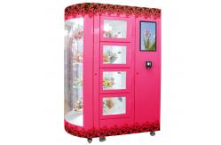 China LED Lighting Rotating Bouquet Flower Vending Machine 24 Hours Smart Locker System supplier