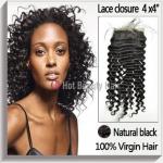 100g Body Wave Lace Top Closure Human Hair / Virgin Remy Lace Closure for sale