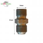 High Pressure Double Head Joint Screw Injector Inlet Connector F00VC16501 for Bosch 0445110646 0445110369 Injector for sale