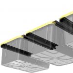Ceiling Rail Overhead Bin Rack for Garage Storage Iron Casting Process Tolerance 0.01mm for sale